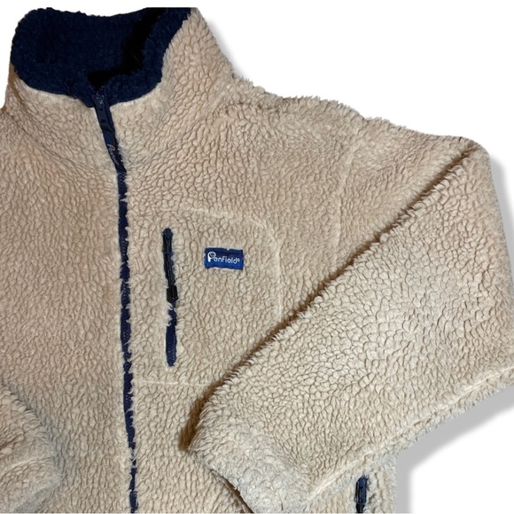 Vintage 90s Penfield Teddy Bear Sherpa Fleece - Picture 3 of 5